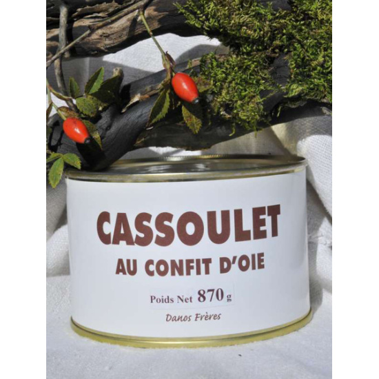 Cassoulet au confit d'oie - 870 g