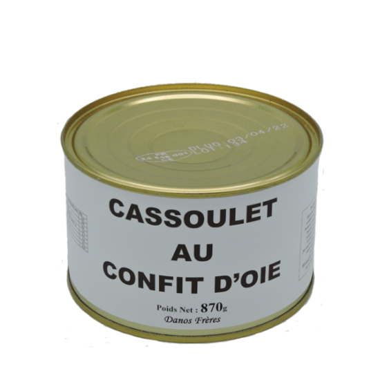 Cassoulet au confit d'oie - 870 g